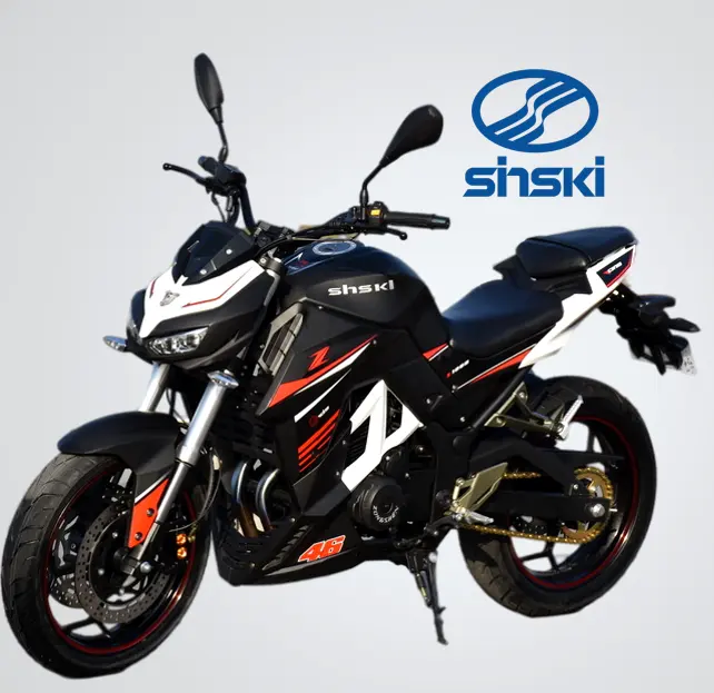 Sinski2022工場カスタマイズオートバイ50cc125cc150ccガススクーターモーターオイルLEDライト付き