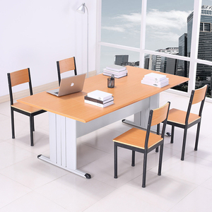 Mesa de escritorio de ordenador de metal de oficina moderna con cajón, mesa escolar de escritorio de oficina - Product Image 2