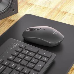 USB Wireless 2.4GHz Compact <strong>Keyboard</strong> <strong>Mouse</strong> Combo Kit Multifunctional Ergonomic Wireless <strong>Keyboard</strong> <strong>Mouse</strong> for Desktops &amp; Laptops - Product Image 6