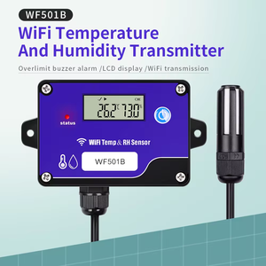 带传感器的高品质大液晶屏WF501B WiFi温湿度变送器 - Product Image 2