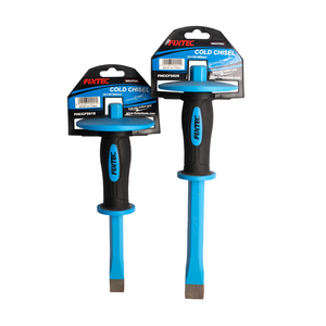 FIXTEC Hand Tools Heavy Duty Flat <strong>Masonry</strong> <strong>Chisel</strong> 10&quot; 12&quot; Wood Cold <strong>Chisel</strong> <strong>for</strong> Demolishing Carving Splitting - Product Image 1