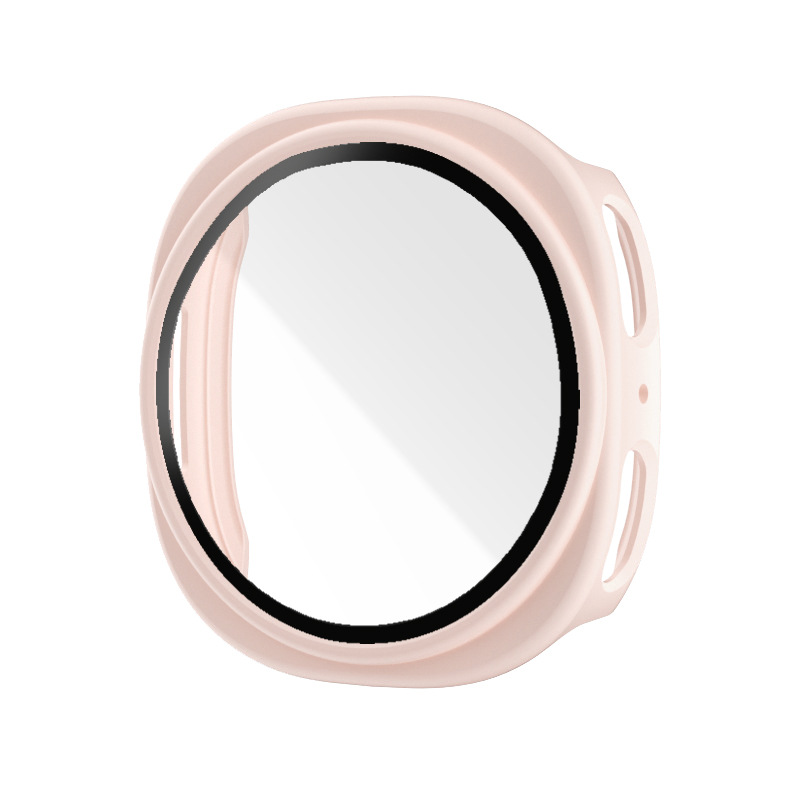 Coque intégrée rose mat
