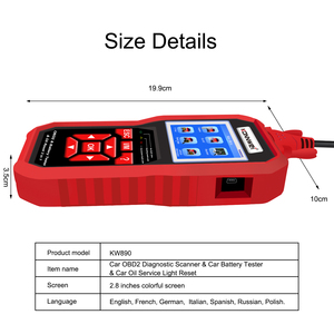 All Cars <strong>Key</strong> <strong>Programmer</strong> Kw890 <strong>Auto</strong> Scanner <strong>Auto</strong> Diagnostic Professionnel Car Maintenance Light Reset Scanner Automotriz