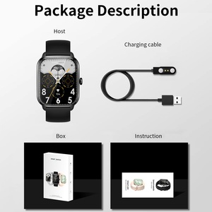 Oem Kt65high Chất Lượng Thời Trang Thông Minh Đồng Hồ Màn Hình Vuông Thông Minh Đồng Hồ 2025 Heart Rate Theo Dõi Sức Khỏe Fitnesstracker Thể Thao Đồng Hồ - Product Image 6