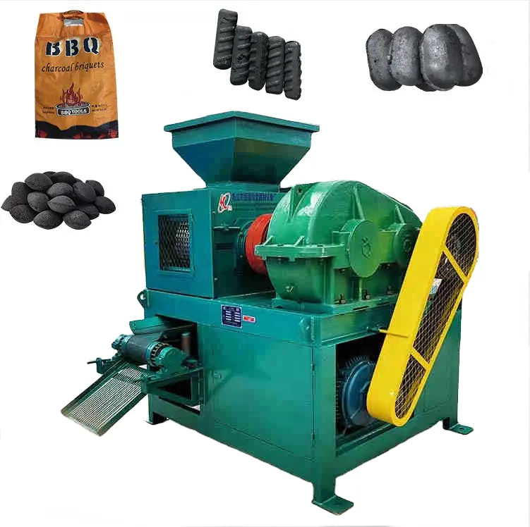 energy saving ball pillow shape charcoal briquette press machine for sale