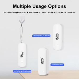 WALE Mehrfach nutzungs optionen Wifi-Temperatur-und Feuchtigkeit sensor Smart Home-Produkt Arbeiten Sie mit der Tuya App Google Assistant Control - Product Image 6