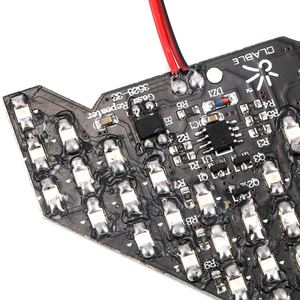แผงไฟลูกศร LED 33 SMD ไฟส่องสว่างขนาดเล็กสำหรับรถยนต์กระจกมองหลังตัวบ่งชี้สัญญาณเลี้ยวหลอดไฟต่อเนื่อง - Product Image 5