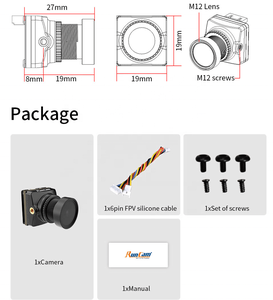 RunCam Phoenix 2 Pro 1500 TVL星光夜视COMS传感器高高清FPV摄像机PAL/NTSC RC FPV赛车无人机四轴飞行器 - Product Image 6