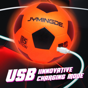 JYMINGDE発光カスタムライトアップダーク<span class=keywords><strong>Led</strong></span>光るサッカーボールサイズ5 4ギフト用 - Product Image 3
