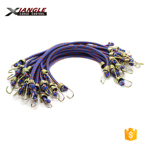 Renkli yüksek kalite <span class=keywords><strong>3mm</strong></span> 4mm mini elastik kanca ile bungee kordon elastik halat tedarikçileri