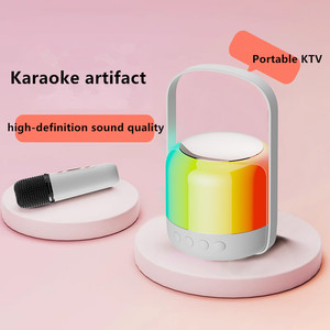 Vendita diretta della fabbrica casa Y6S K12 Mini Karaoke macchina altoparlanti portatili per feste all'aperto altoparlante Karaoke con microfono