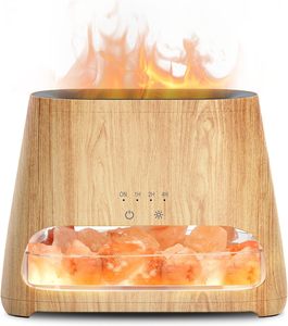 Aroma <strong>Diffuser</strong> with Flame and Himalaya Salt with 200ml Capacity - Product Image 5