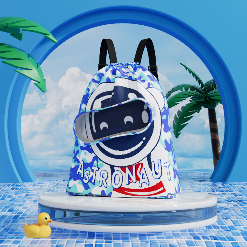 Blue small swimming bag