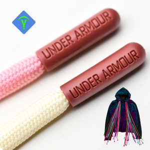 13mm Poly Flat Polyester <strong>Cord</strong> W/<strong>3</strong>/4''rounded with Metal Aglets. - Product Image 6