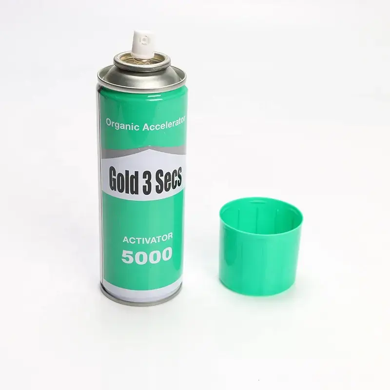 High Viscosity Instant Super Glue with Spray Activator Cyanoacrylate Based for Transportation and Woodworking Use