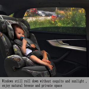 Foldable <strong>Sunshade</strong> Protector Baby Car Side Window <strong>Mesh</strong> Curtain <strong>Sunshade</strong> Windshield Shade in Nylon Mosquito <strong>Net</strong> for Kids - Product Image 3