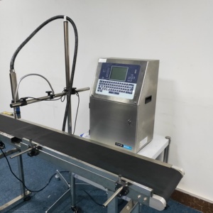 CIJ Inkjet Barcode Drucker Chargen codierung gerät Glasflasche Verfalls datum Druck codier maschine