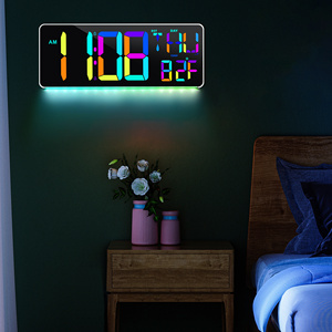 13 "o 16.5" grande orologio da parete digitale con telecomando, orologio digitale con doppia sveglia, Timer di conteggio verso l'alto/verso il basso, orologio da parete a LED - Product Image 6