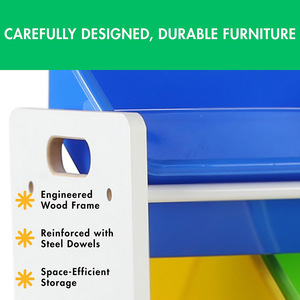 Bé trai 'đồ chơi Thiên đường ít Tikes ngực trẻ em Kệ tổ chức Lưu trữ đồ chơi hộp Thùng khủng long ngực & toàn diện tổ chức - Product Image 6