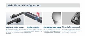 Das neueste Design Fabrik Direkt vertrieb mit Leitplanke schwarz Aluminium rahmen Diebstahls icherung Fensterläden Flügel fenster