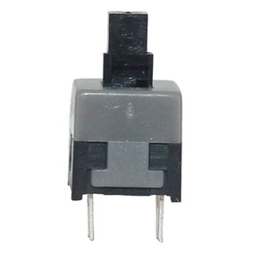8,5x8,5mm DPDT-Druckknopf schalter durch Loch Vertikal halterung 2 P2T Taktiler Schalter für das PCB-Schweißen - Product Image 1