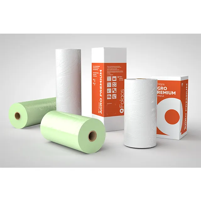 Grüne flexible Plastikfolie für industrielle Verwendung 500 mm Breite Heuballe-Silagverpackung 750 mm grüne Folie für Gras-Balle-Silag
