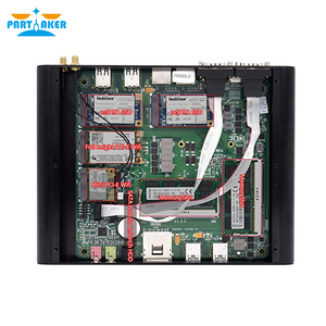 Partaker Lüfter loser Mini-PC Intel Core I7 4500U Dual HD 2 x LAN 4 x USB 3.0 4 x USB 2.0 Optischer Desktop-Computer Linux