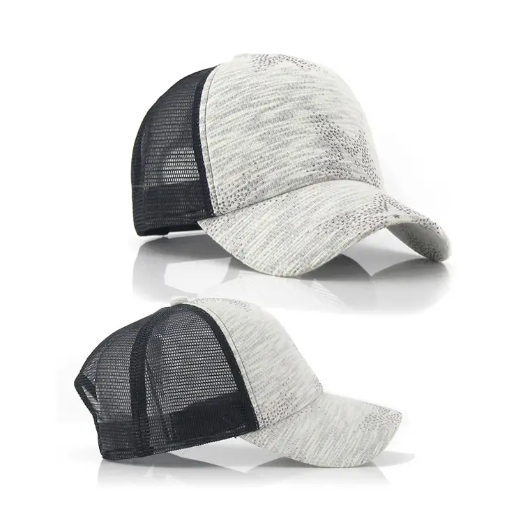 Высокое качество Мужские недорогие ажурные носки пользовательские 5 панель Кепка-тракер в шапки