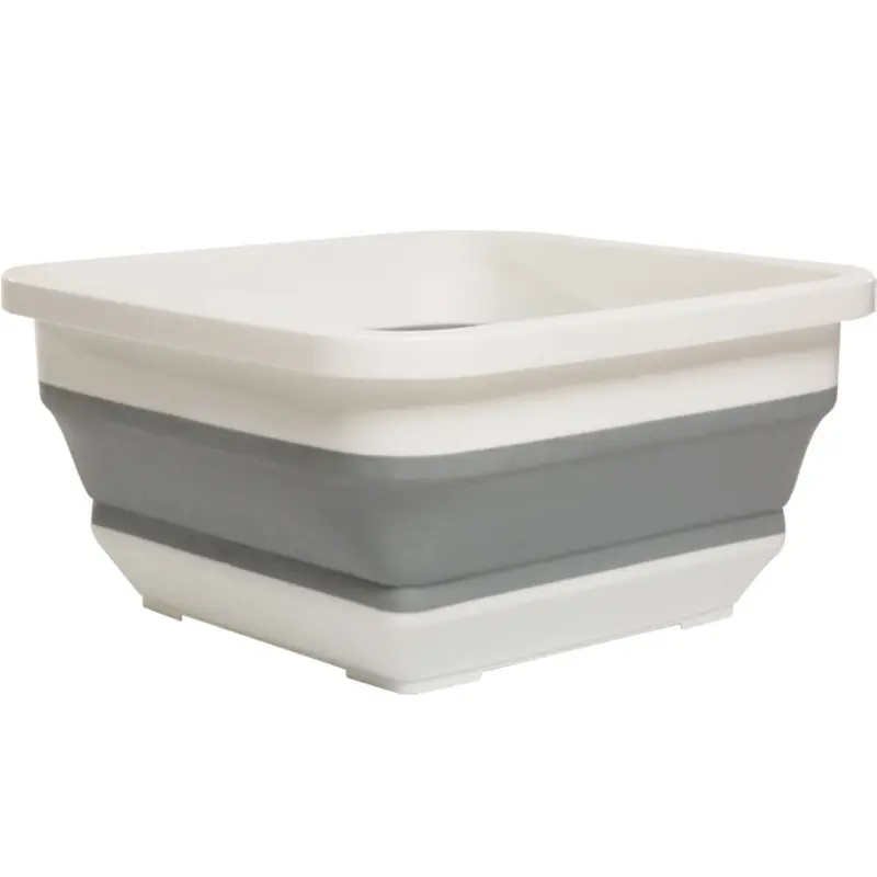 Campeggio pieghevole verdura frutta lavabo a mano lavello da cucina in plastica pieghevole vasca da bagno rotonda lavabo