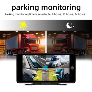 Cámara de marcha atrás de doble lente con Monitor de punto ciego 720p Pantalla IPS Sistema de monitoreo de conductores de camiones Función de detección de automóviles - Product Image 5