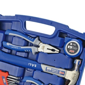 Sali ชุดเครื่องมืออเนกประสงค์สำหรับกระเป๋าเดินทางกล่องพลาสติกสีฟ้าแบบ DIY ใช้ร่วมกัน13ชิ้น - Product Image 4