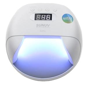 Lámpara de uñas de almacenamiento de energía 48W UV LED Fuente de luz doble Máquina secadora de uñas con memoria de temporizador inteligente y sensor con batería - Product Image 4