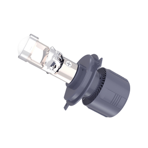 หลอดไฟหน้า LED สำหรับรถยนต์โปรเจคเตอร์ H4ลำแสงสูง H4 LED กำลังสูง A80ใช้ H4เลนส์ LED ระบบให้แสงสว่างอัตโนมัติสำหรับรถยนต์
