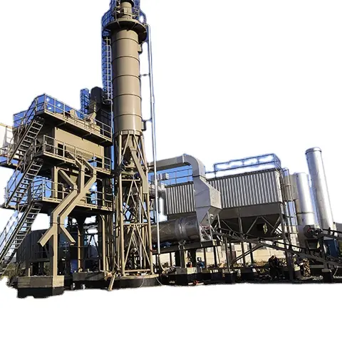 2022 Oriemac Recycle Emulgierter Brenner Doppel dieselöl mechanismus Trommel positiv 40 Tph Asphalt Plant Gebläses ystem Erd bewegungs maschinen