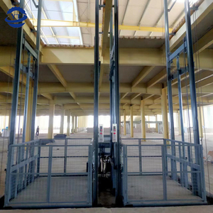1-20m Customized Hydraulic Drive <strong>Loading</strong> <strong>and</strong> <strong>Unloading</strong> Single/double Guide Rail Cargo <strong>Lift</strong> - Product Image 3