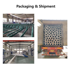 9m 10m 12M 20ft 30ft 40ft ngoài trời nhôm vườn đèn bài tròn hình nón năng lượng mặt trời dẫn ánh sáng đường phố cực - Product Image 6