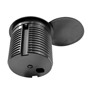 Cubierta de enchufe oculto para escritorio, toma de corriente redonda de 80mm, con puerto USB y Tipo C - Product Image 4
