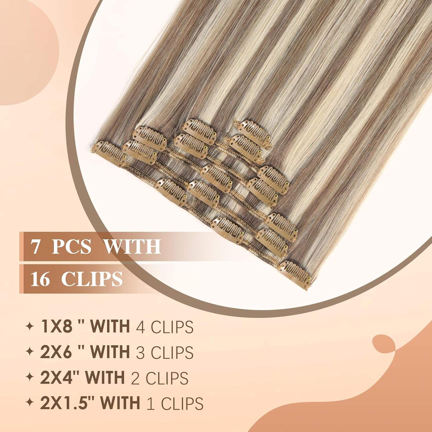 #8P/60-marrón ceniza destaca rubia platino