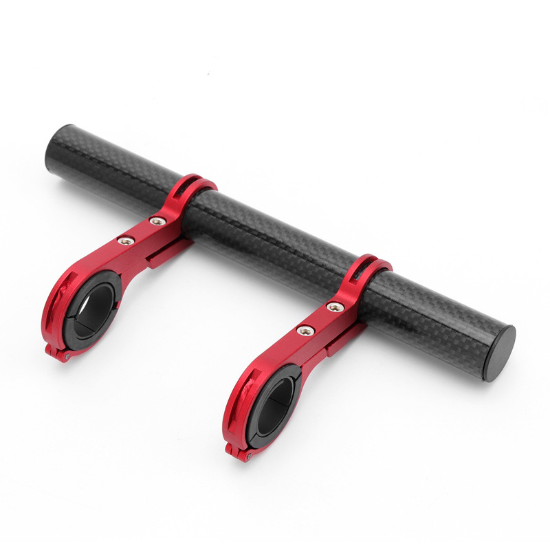 Cadre double en tube de carbone 20 cm - Rouge
