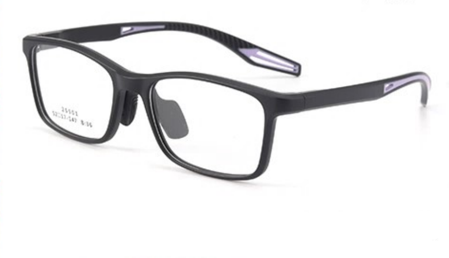 C3 Negro mate / Patas moradas