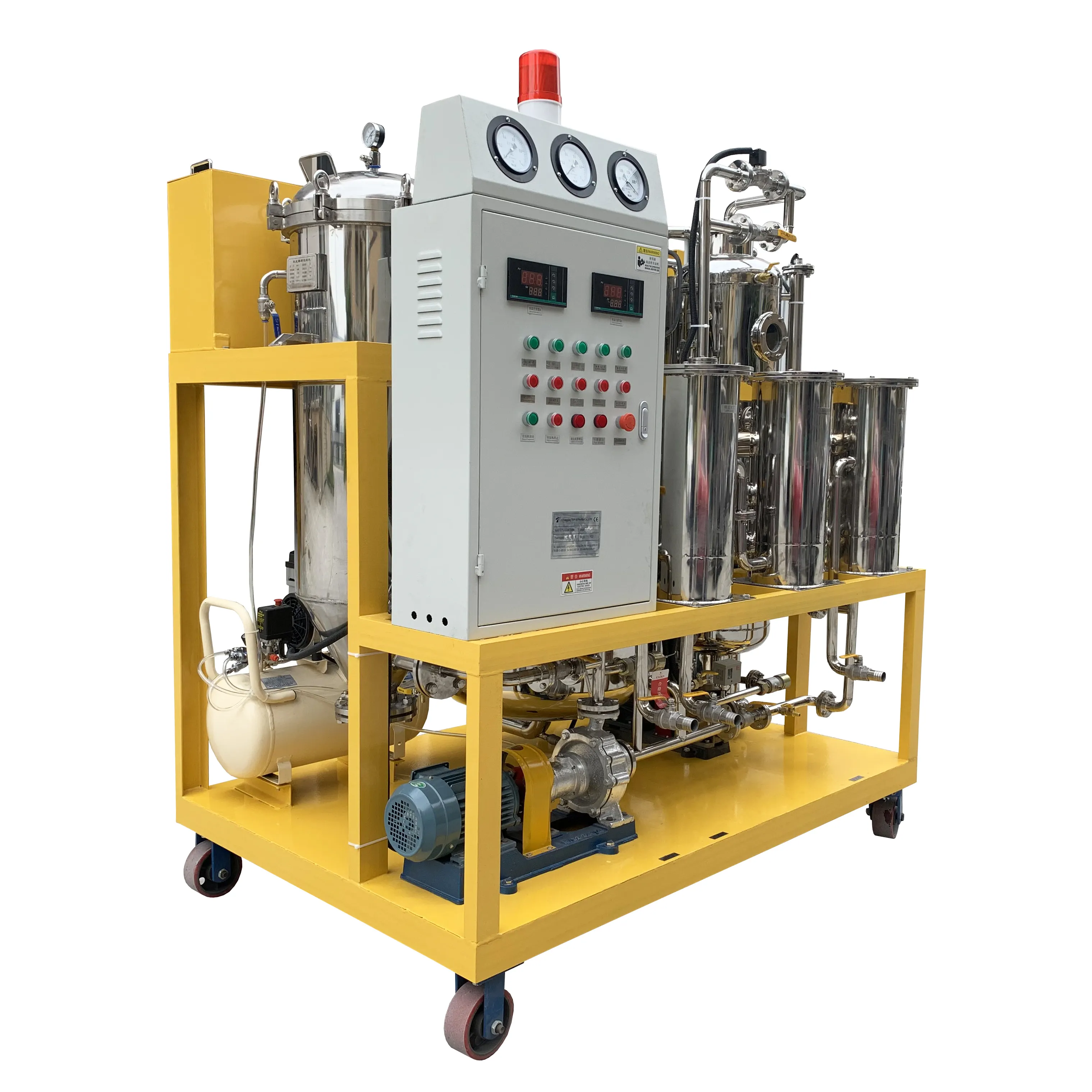 WVO Cleaned to Biodiesel Usage Used Waste Vegetable Oil Purifying Machine,KFC Oil Filter Machine