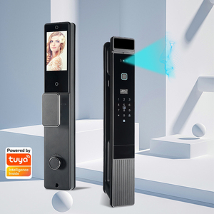 3D yüz ve parmak izi tanıma akıllı kapı kilidi Tuya App uzaktan kumanda dijital dokunmatik ekran tuş takımı kod anahtarı akıllı kapı kilidi - Product Image 3