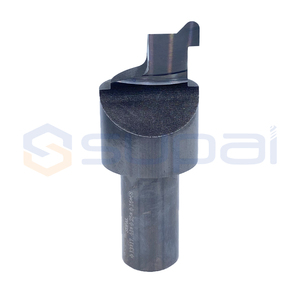 SUPAL非標準精密固体カーバイドボーリング切削工具4フルートR0.5角半径HRC45材料用 - Product Image 2