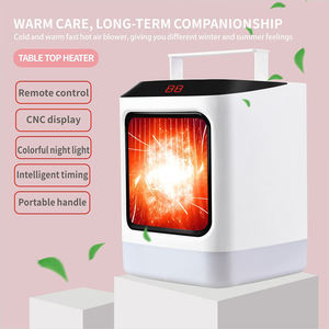 2023 Spring New Mini Desktop Bedroom Remote Control <strong>Digital</strong> Display Intelligent Timing Color Night Light Constant <strong>Temperature</strong> - Product Image 2