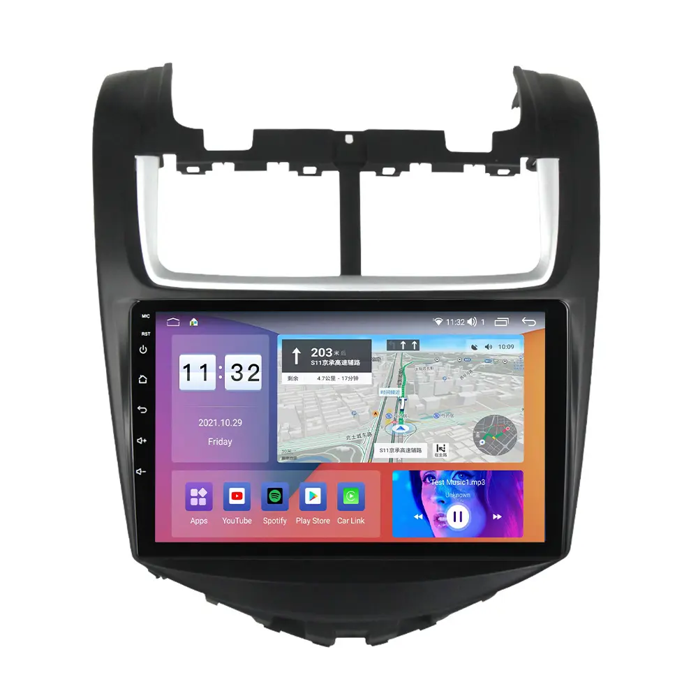 MEKEDE 8 128G Radio Para Autoradio für Chevrolet AVEO 2014-2017 Panta lla Para Autoradio ADAS DVR Auto GPS Autoradio Fiat Bravo