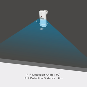 WiFi运动传感器图亚智能PIR运动检测器，带应用程序警报电池供电红外无线报警系统 - Product Image 3