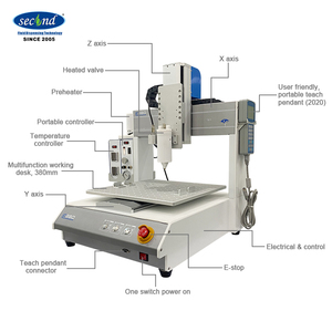 Shenzhen 3-Achsen-Desktop hochpräzise Hot Melt UV-Kleber CNC automatische Leimsp ender Spender Maschine Roboter Herstellung - Product Image 2