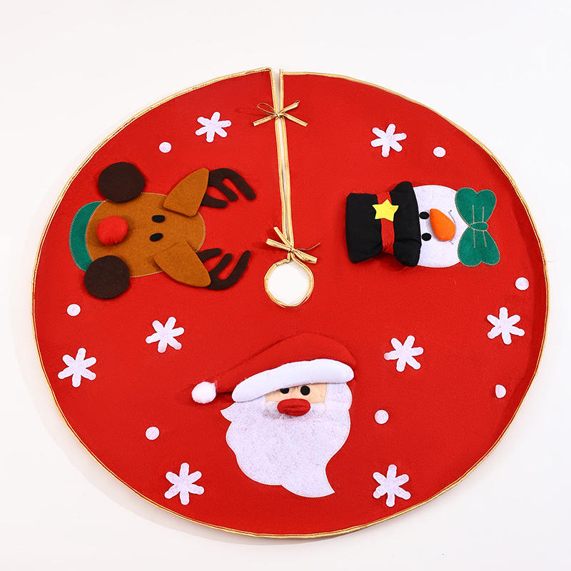 Red100cm Semi-3D Tree Skirt