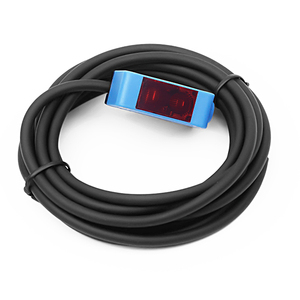 Sensor de interruptor de proximidad Distancia de detección ajustable Tira de área de luz Sensor fotoeléctrico óptico con punto de luz roja visible