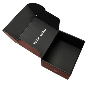 Free Design Custom Logo Self Care Packaging Box, Eco-friendly Natural Beauty Mailing Shipping Boxes, Black Paper Mailer Box - Product Image 3